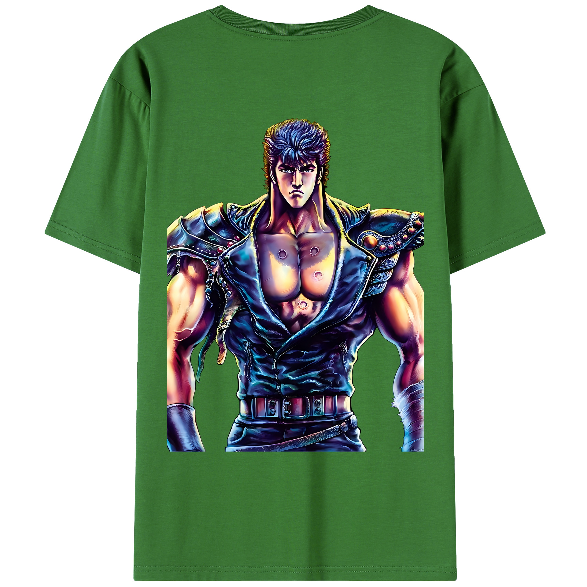 （画像用） 北斗の拳 Fist of the North Star レディース半袖Tシャツ(バックプリント)
